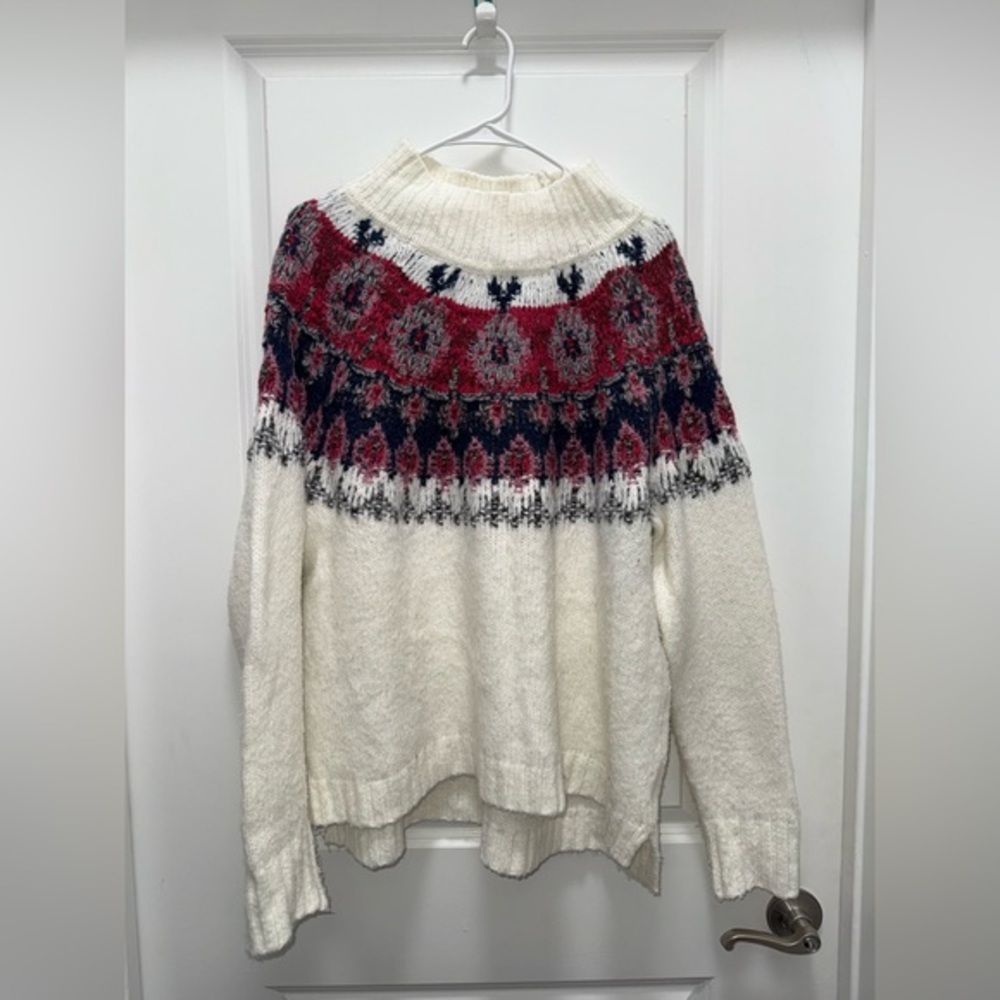 Lucky Brand Women’s Mock Neck Winter Sweater